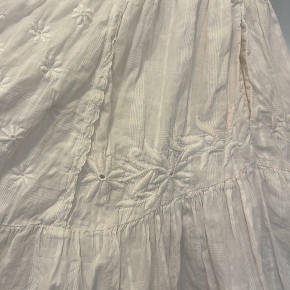 LoveShackFancy Tomasina unicorn dress puff sleeve eyelet love shack fancy large - Picture 11 of 11